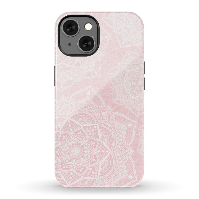 iPhone 13 StrongFit Pink mandalas by Jms