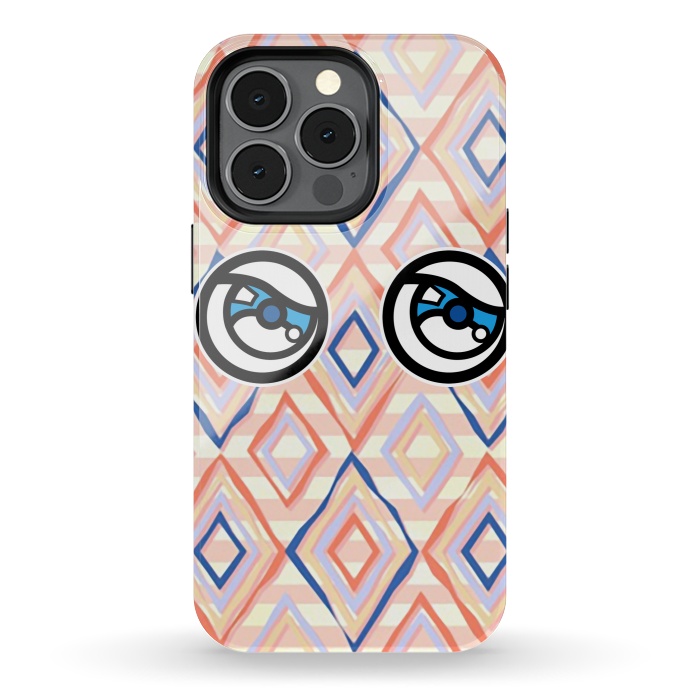 iPhone 13 pro StrongFit FANCY TRIBAL by Michael Cheung