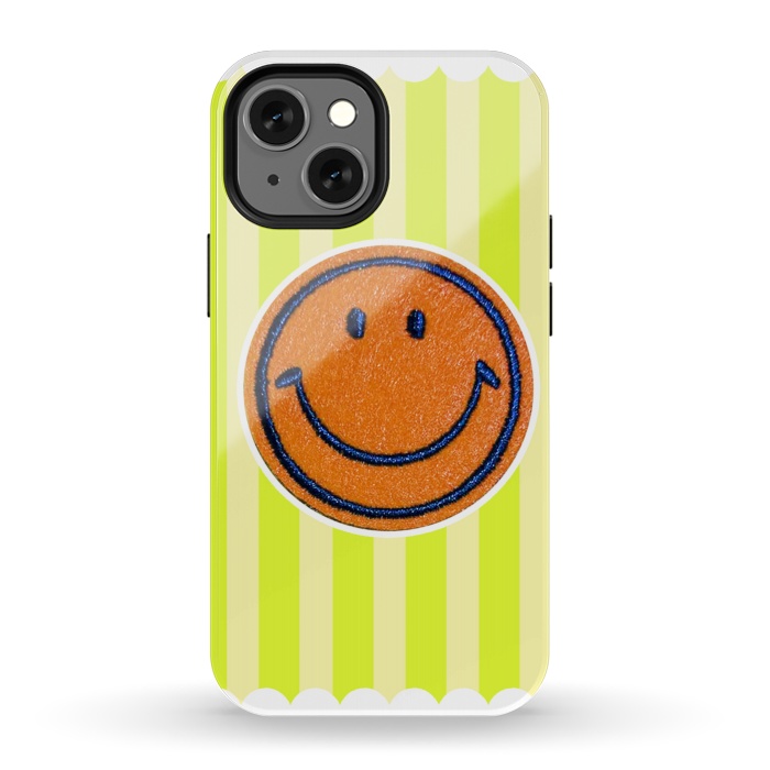 iPhone 13 mini StrongFit BE HAPPY 2 by Michael Cheung