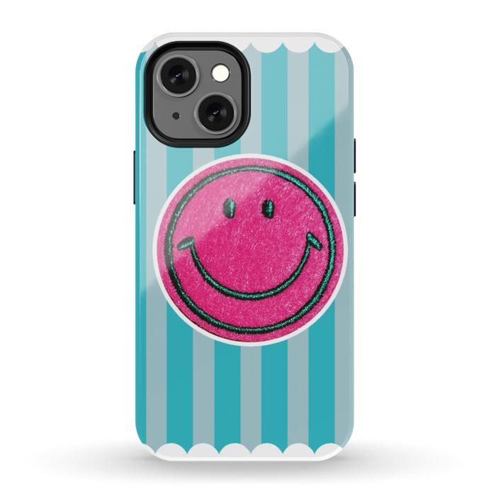 iPhone 13 mini StrongFit BE HAPPY 3 by Michael Cheung