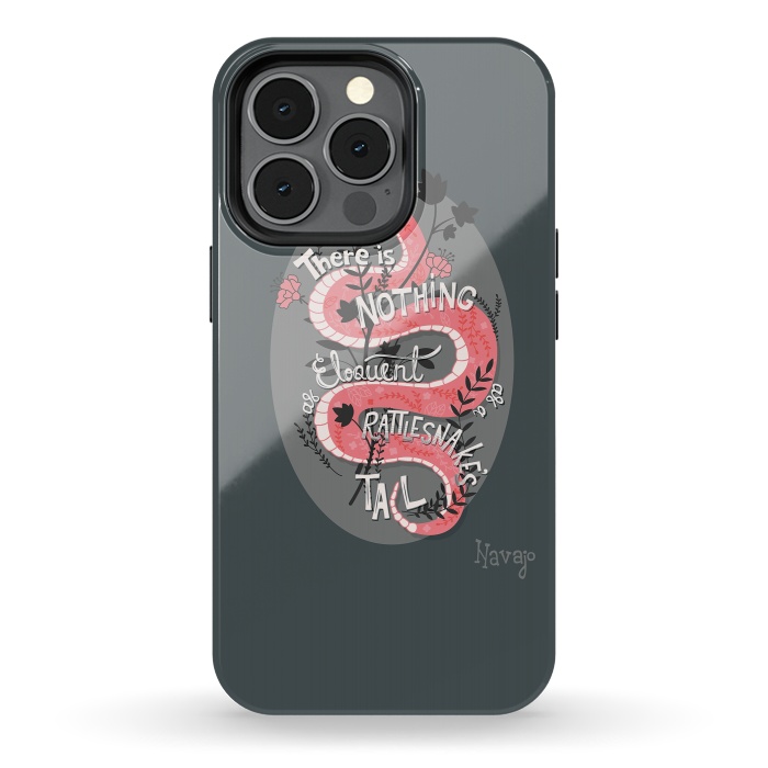 iPhone 13 pro StrongFit There is nothing as eloquent as a rattlesnake's tail by Jelena Obradovic