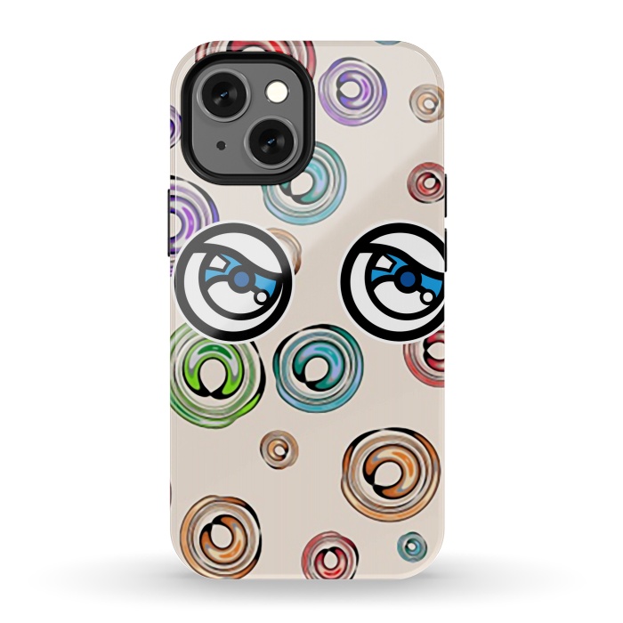 iPhone 13 mini StrongFit I LOVE CIRCLES by Michael Cheung