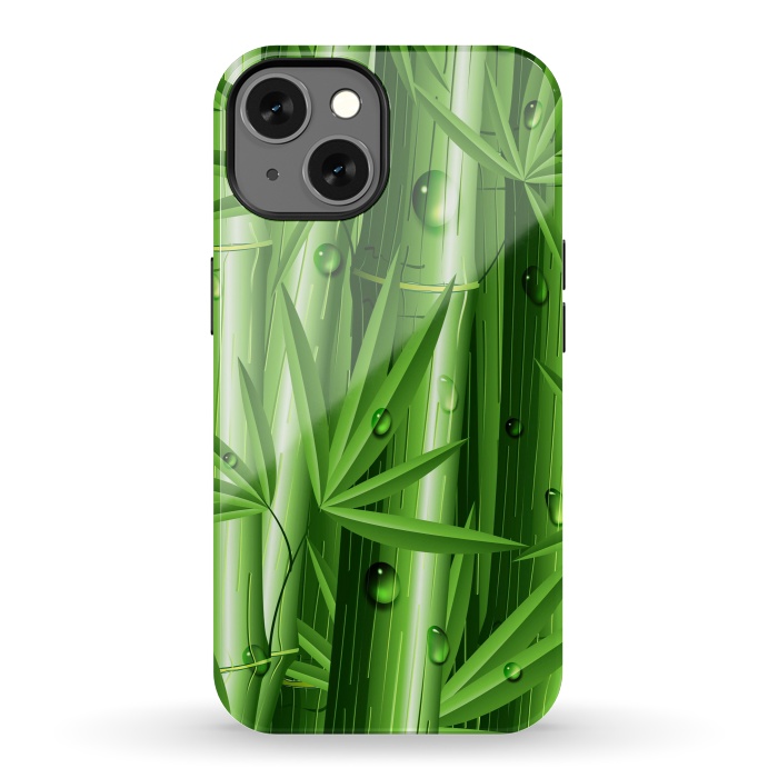 iPhone 13 StrongFit Bamboo Jungle Zen by BluedarkArt