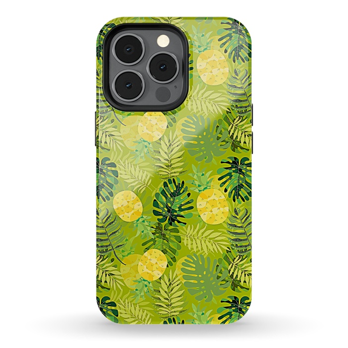 iPhone 13 pro StrongFit Eve's colorful pineapple garden Jungle by  Utart