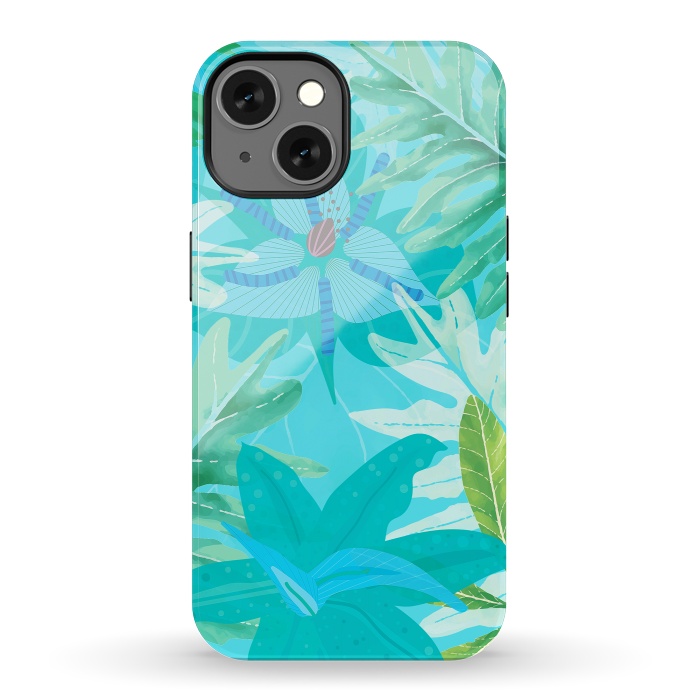 iPhone 13 StrongFit Eve's blue Aroma Garden by  Utart