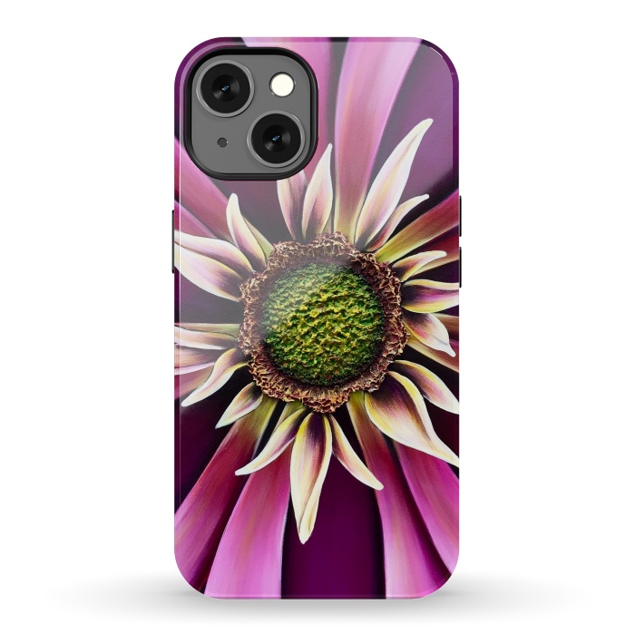 iPhone 13 StrongFit Pink Burst by Denise Cassidy Wood