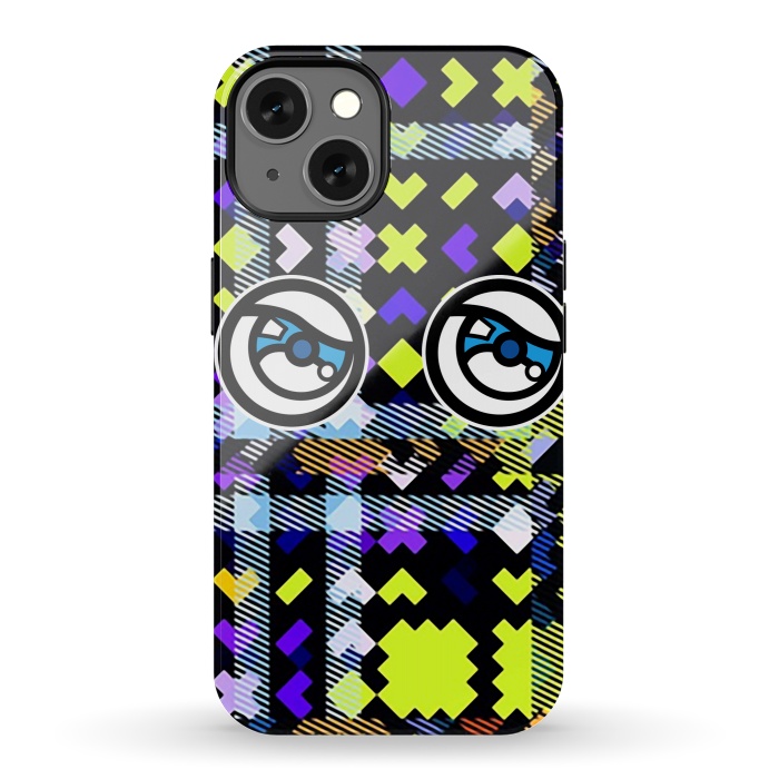 iPhone 13 StrongFit Modern Tartans by Michael Cheung