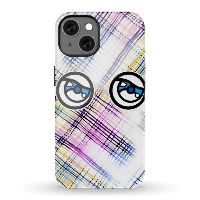 iPhone 13 StrongFit Modern Tartans 2 by Michael Cheung