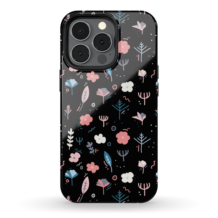 iPhone 13 pro StrongFit Whimsical Floral by Allgirls Studio