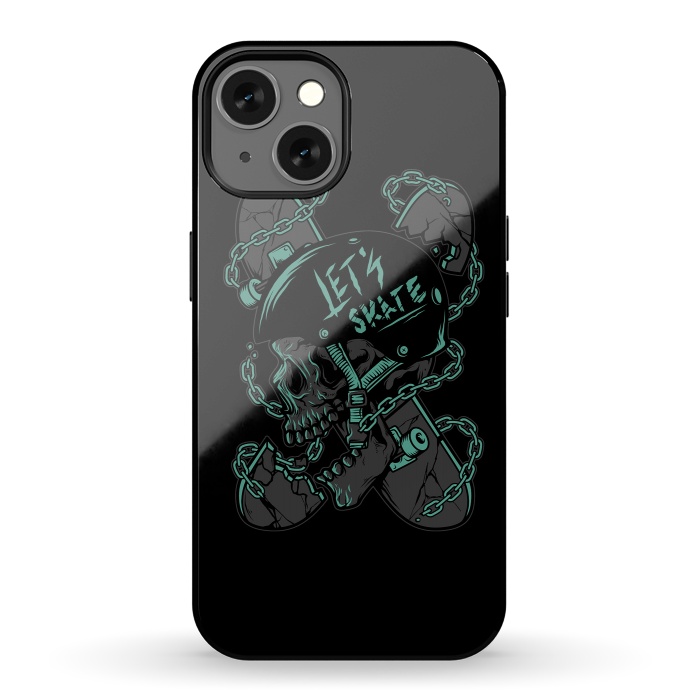iPhone 13 StrongFit Skullboarder by Afif Quilimo