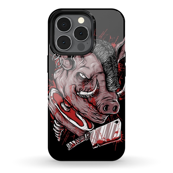 iPhone 13 pro StrongFit Pig Saw by Afif Quilimo
