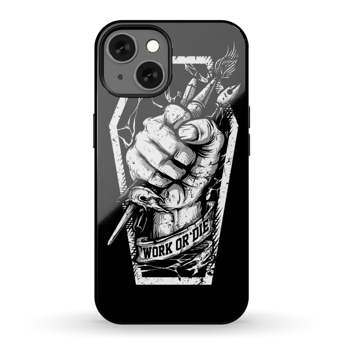iPhone 13 StrongFit Work or Die by Afif Quilimo