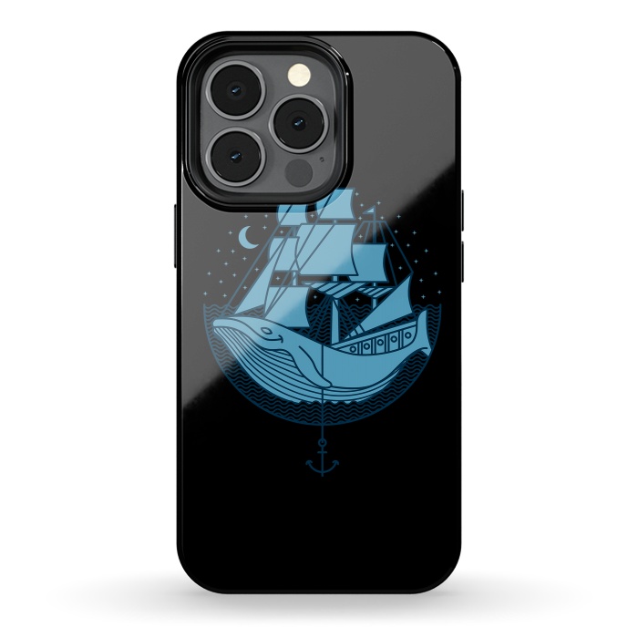 iPhone 13 pro StrongFit Whaleship by Afif Quilimo