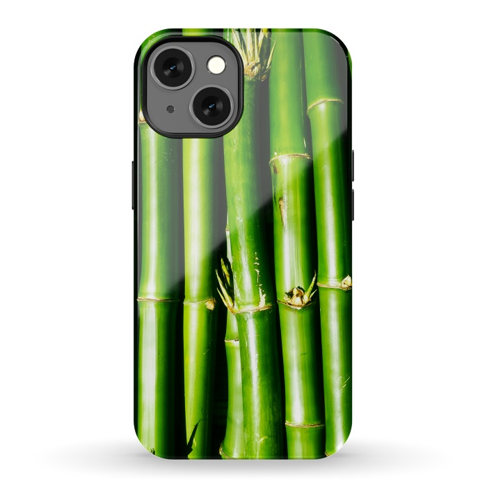 iPhone 13 StrongFit Bamboo Zen Green Nature by BluedarkArt
