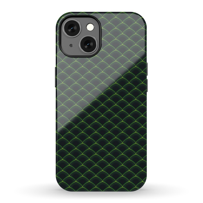 iPhone 13 StrongFit Reptile Scales Pattern by Art Design Works
