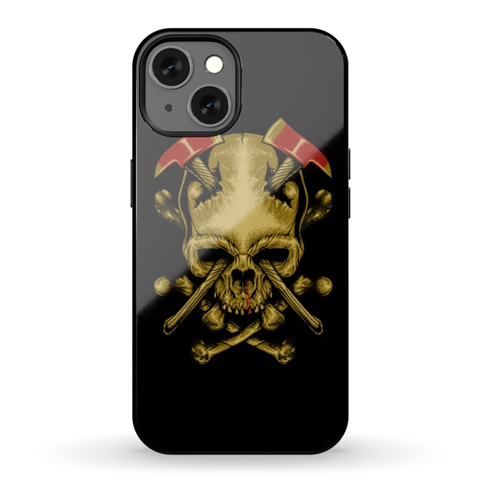 iPhone 13 StrongFit Skull Axes by Afif Quilimo