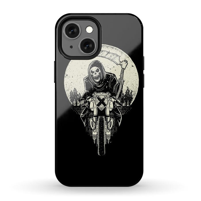 iPhone 13 mini StrongFit Grim Racer by Afif Quilimo