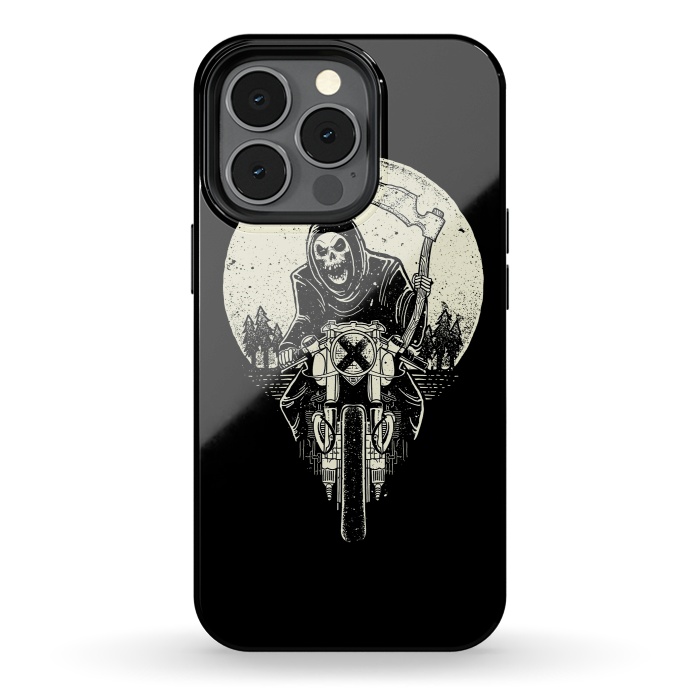 iPhone 13 pro StrongFit Grim Racer by Afif Quilimo