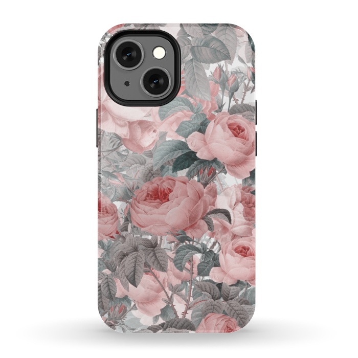 iPhone 13 mini StrongFit Victorian Blush Roses by  Utart