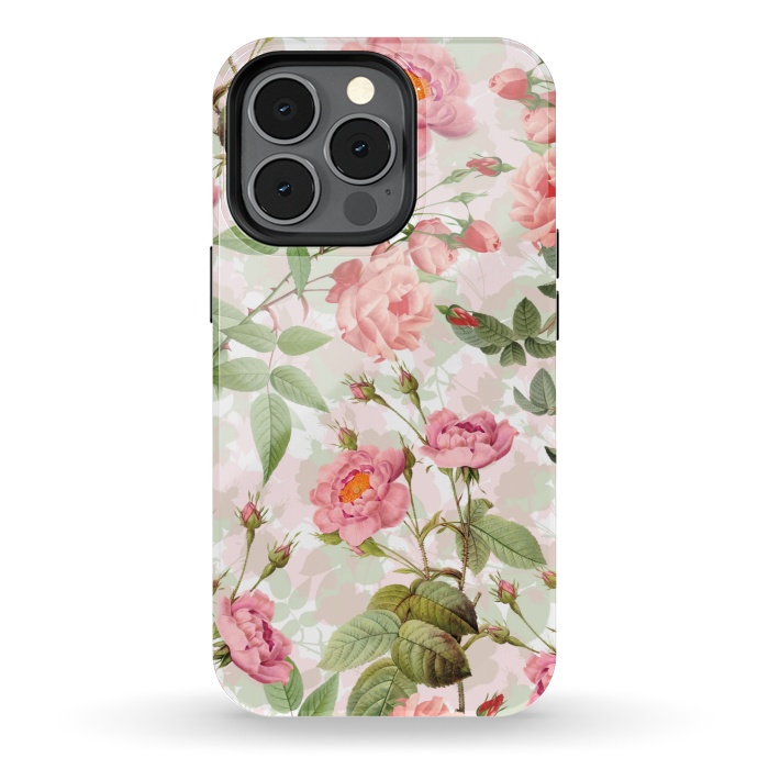 iPhone 13 pro StrongFit Cute Vintage Roses by  Utart