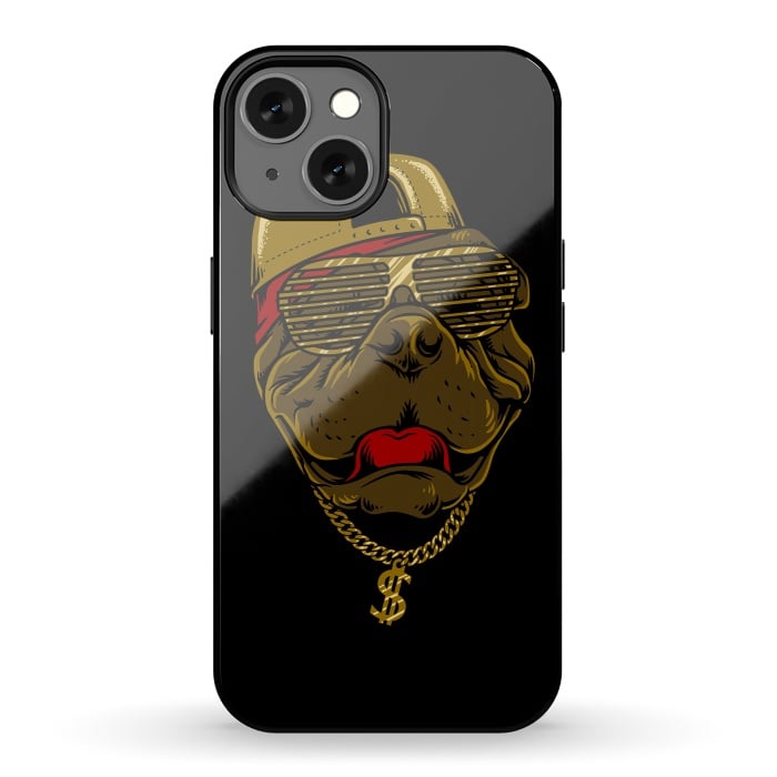iPhone 13 StrongFit Dog Hip Hop Style by Afif Quilimo