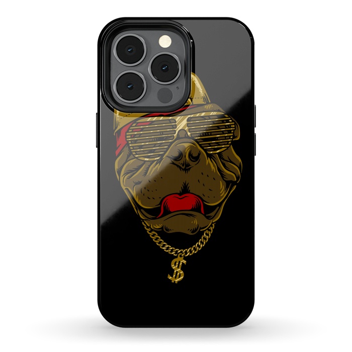 iPhone 13 pro StrongFit Dog Hip Hop Style by Afif Quilimo