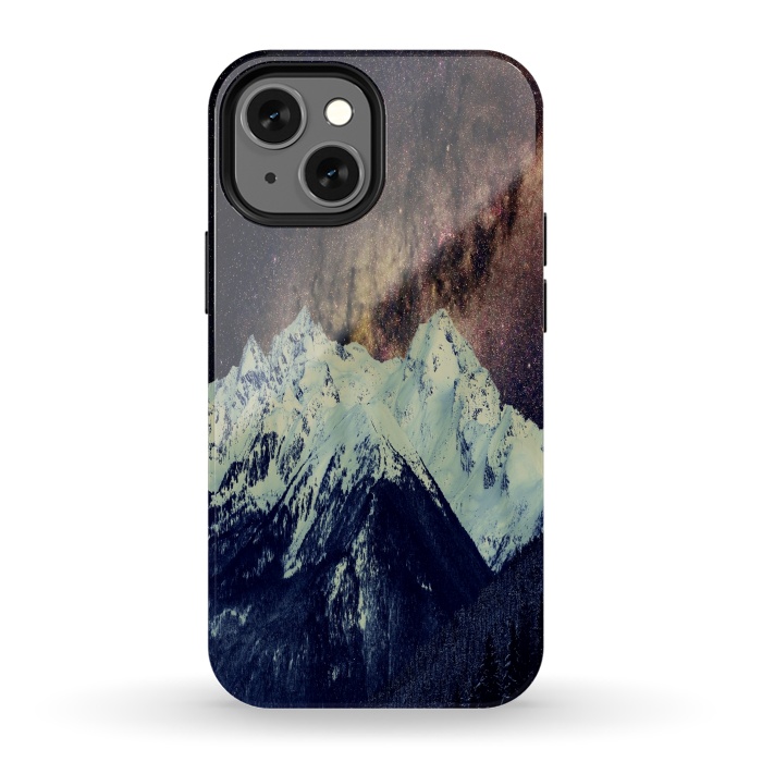 iPhone 13 mini StrongFit Milkyway Mountain by Joanna Vog