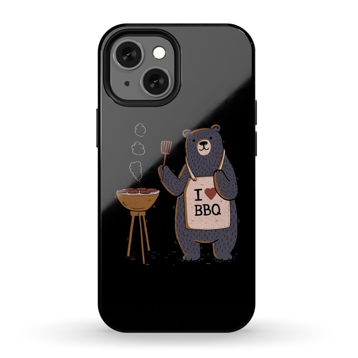 iPhone 13 mini StrongFit I Love BBQ- by eduely