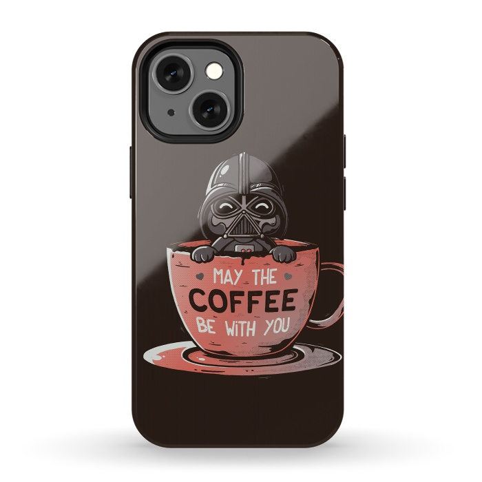 iPhone 13 mini StrongFit May the Coffee Be With You by eduely