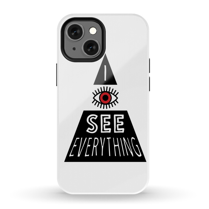 iPhone 13 mini StrongFit I see everything by Laura Nagel