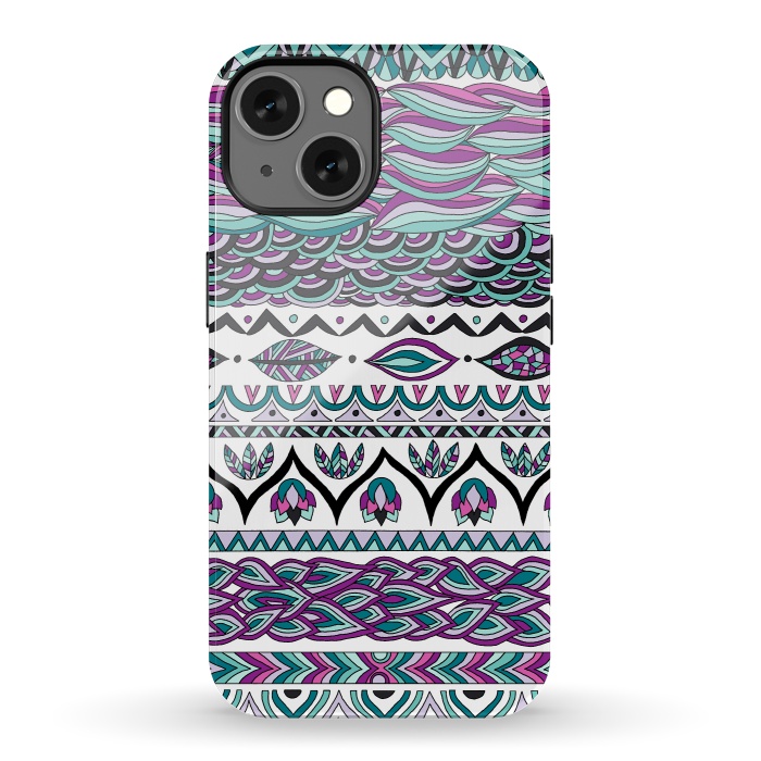 iPhone 13 StrongFit Beach Paradise by Pom Graphic Design