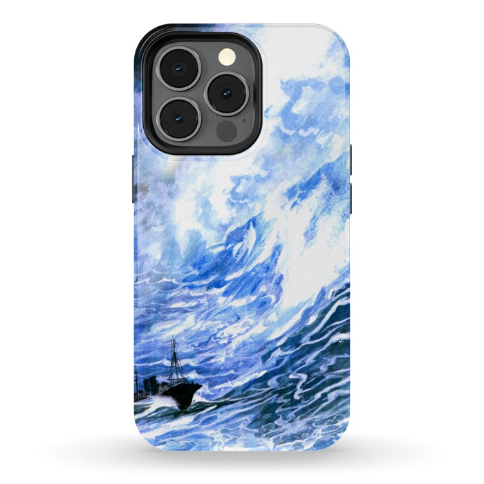 iPhone 13 pro StrongFit Sea Strom by Max LeTamis