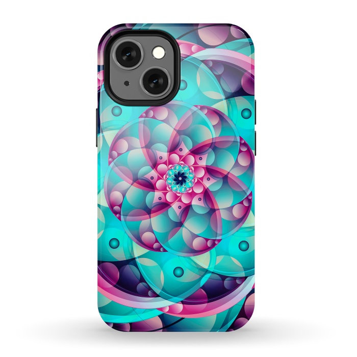 iPhone 13 mini StrongFit Vector Chakra II by Art Design Works