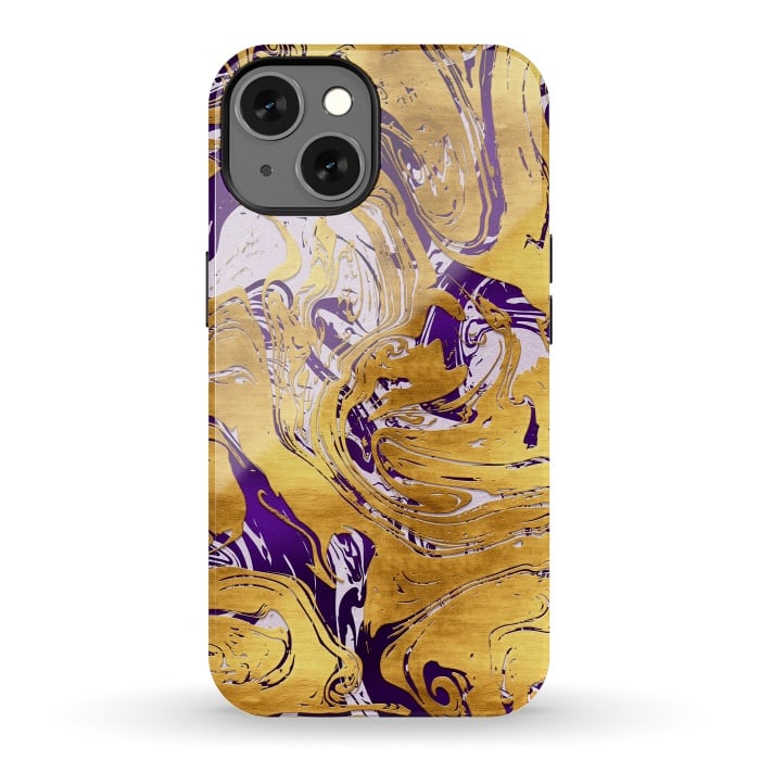 iPhone 13 StrongFit Abstract Marble Design by Art Design Works