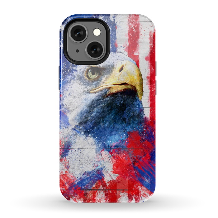 iPhone 13 mini StrongFit Artistic XLIII - American Pride by Art Design Works
