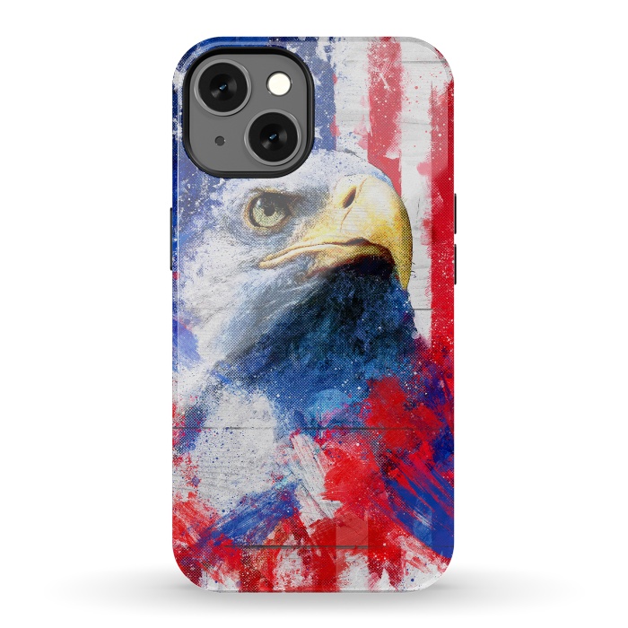iPhone 13 StrongFit Artistic XLIII - American Pride by Art Design Works