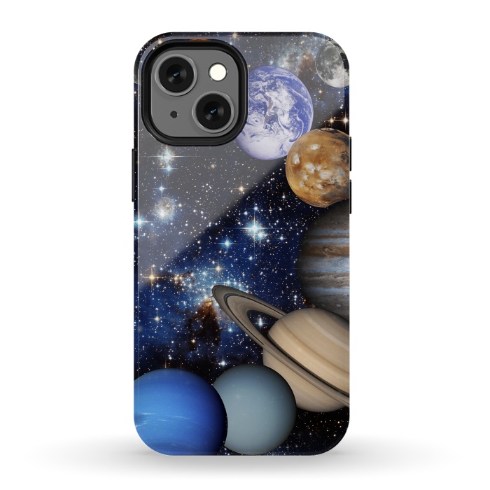 iPhone 13 mini StrongFit Solar System planets by Oana 