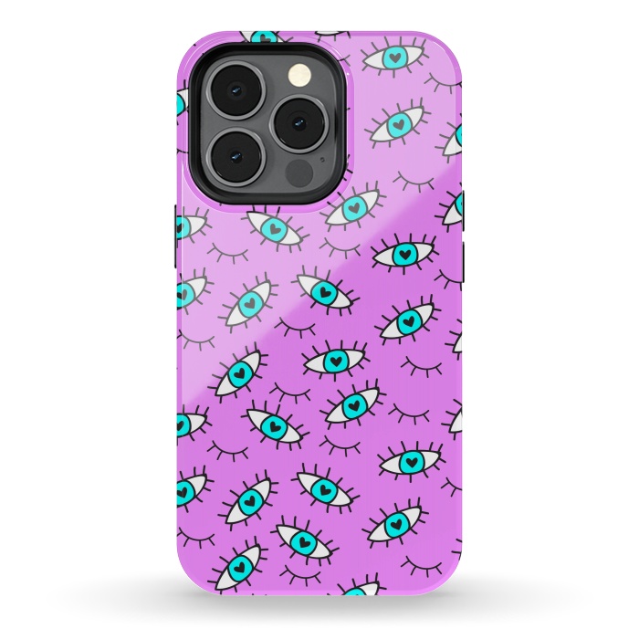 iPhone 13 pro StrongFit Wink In Pink by ArtsCase