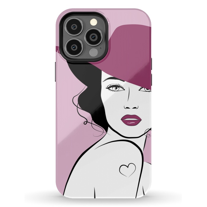 iPhone 13 Pro Max StrongFit Woman in a hat by Martina