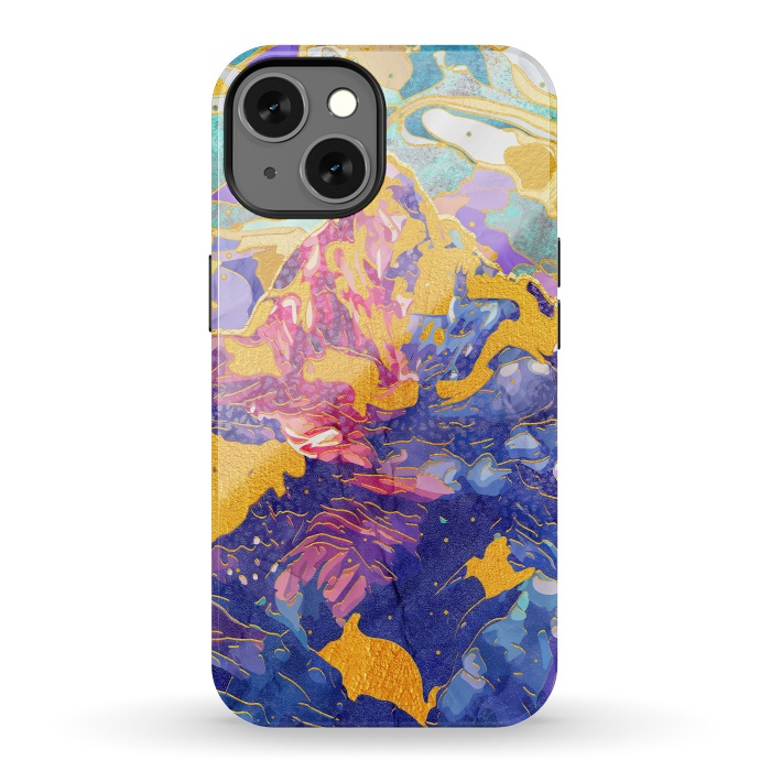 iPhone 13 StrongFit Dreamy Mountain - Illustration II by Art Design Works
