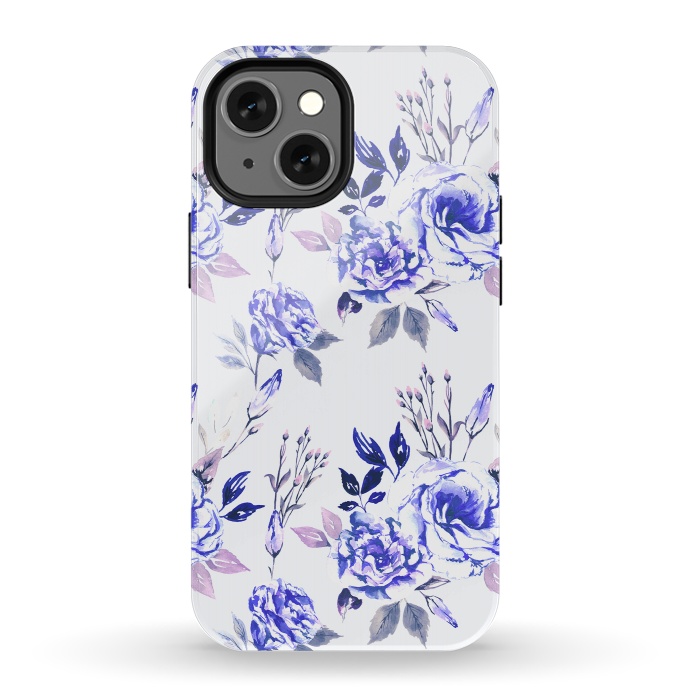 iPhone 13 mini StrongFit Blue Calm by Anis Illustration