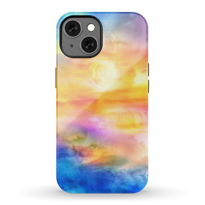 iPhone 13 StrongFit Abstract Sunset Artwork II by Art Design Works