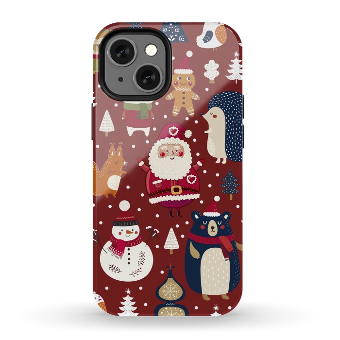 iPhone 13 mini StrongFit Christmas Characters by ArtsCase