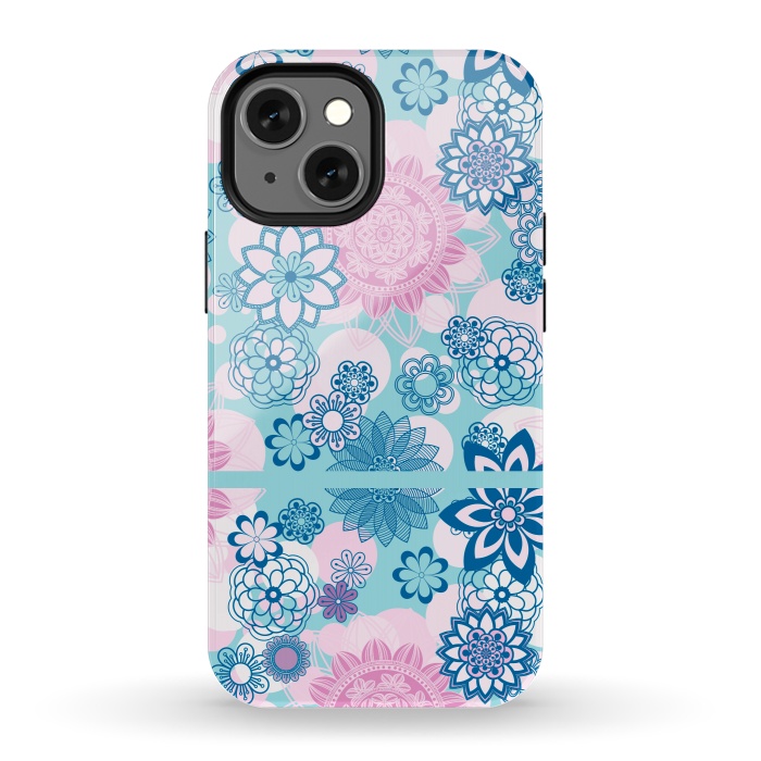 iPhone 13 mini StrongFit Mandalas In Beautiful Pastel Colors by ArtsCase