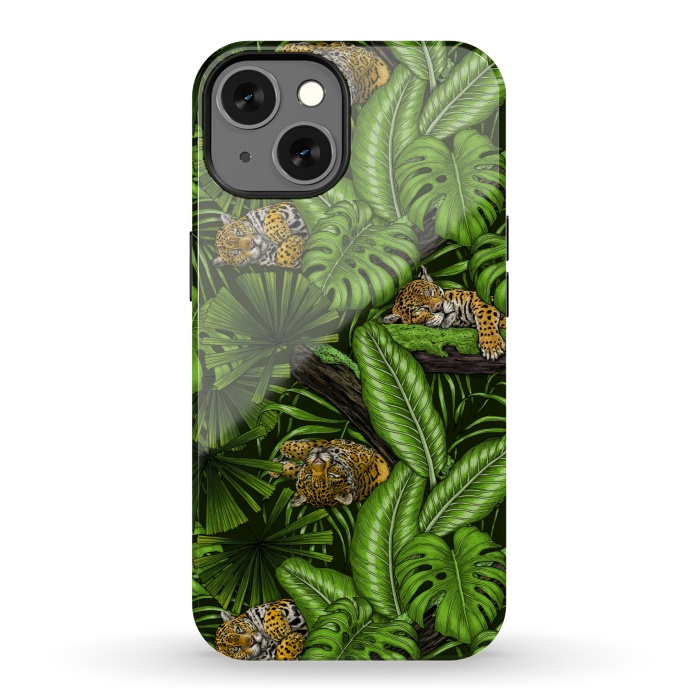iPhone 13 StrongFit Jungle kitties by Katerina Kirilova