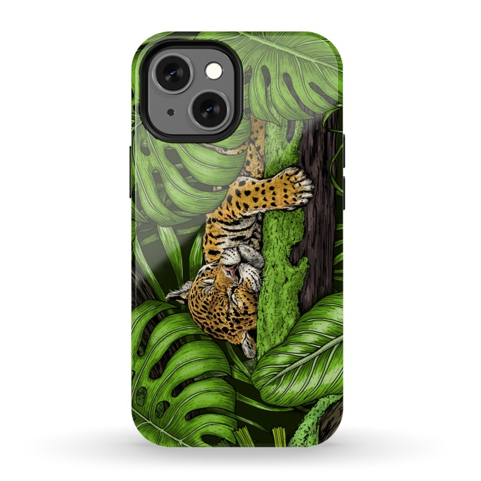 iPhone 13 mini StrongFit Jaguar 2 by Katerina Kirilova