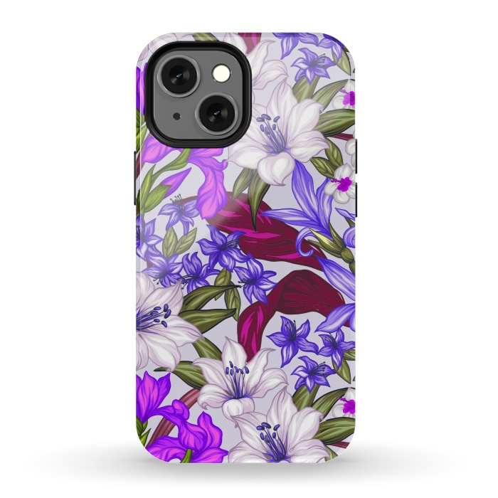 iPhone 13 mini StrongFit lilies flowers happy for you by ArtsCase