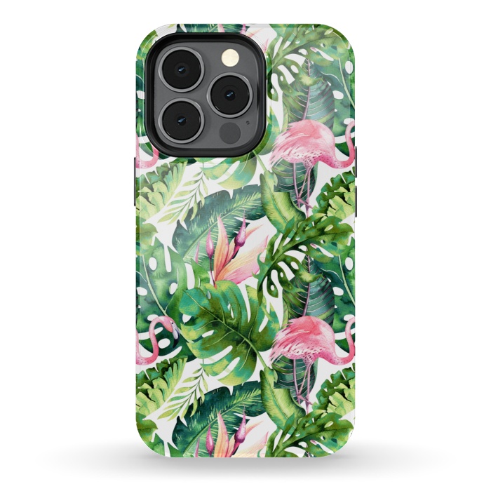 iPhone 13 pro StrongFit Flamingo Tropical || by Uma Prabhakar Gokhale