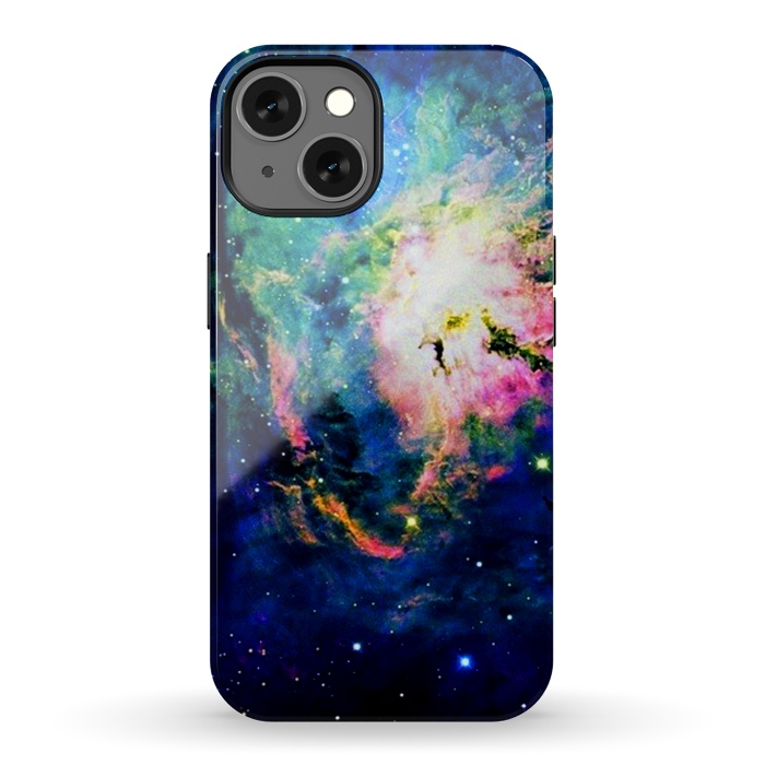iPhone 13 StrongFit colorful nebula by haroulita
