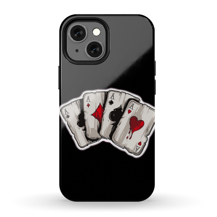 iPhone 13 mini StrongFit full of aces by haroulita